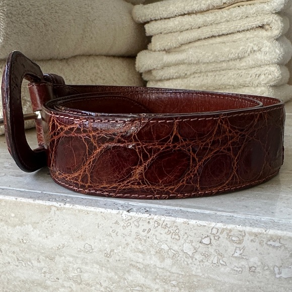 Ralph Lauren Leather Belt - Picture 2 of 9
